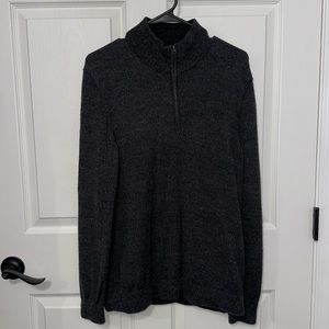 Calvin Klein grey quarter zip sweater
